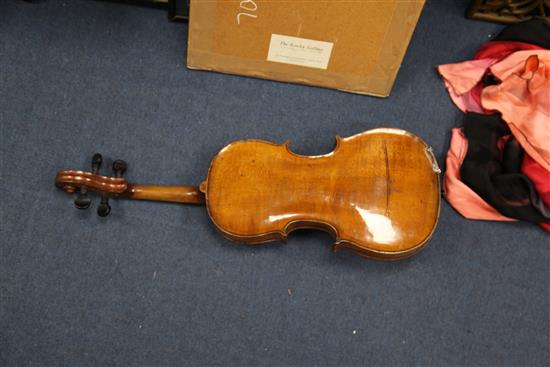 An early 19th century Mittenwald violin,